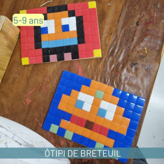 Pixel art en mosaïques &...