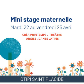 Mini stage maternelle 22 au...