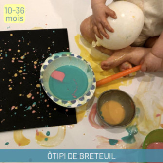 Bébés peintres Vacances | Breteuil