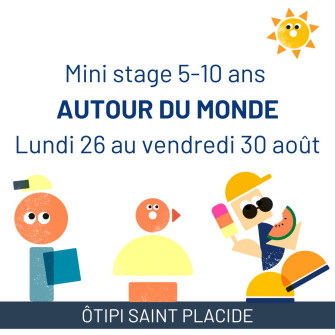Mini stage 5-10 ans 26 au 30 août I Saint-Placide