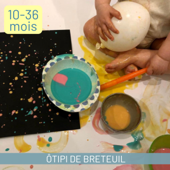 Bébés peintres Mardi  | Breteuil