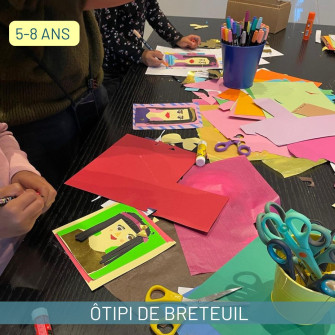 Atelier Portrait en papiers découpés | Breteuil