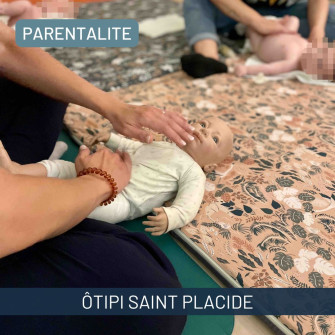 Massage bébé 1-10 mois | St-Placide