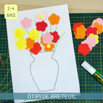 Atelier créatif 2-4 ans « fête des mères »| Breteuil