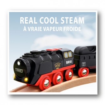 Locomotive à piles à vapeur